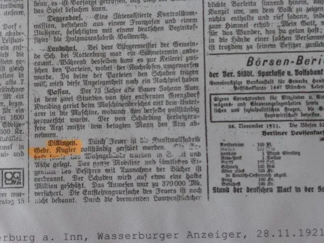 Kugler,Dillingen